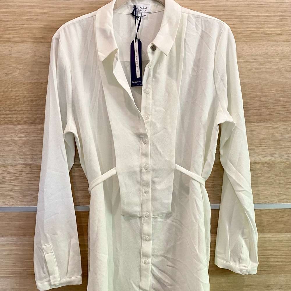 Seraphine Maternity Cream Blouse